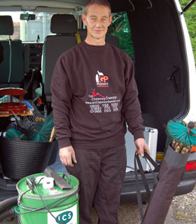 Graham Pugh, owner of 1st Chimney Sweep